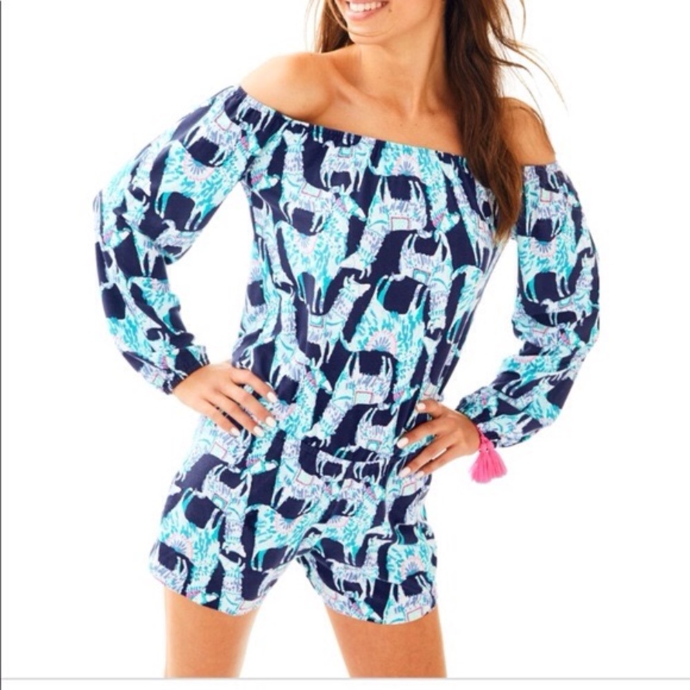 Lilly Pulitzer Lana Romper in alpaca my bags